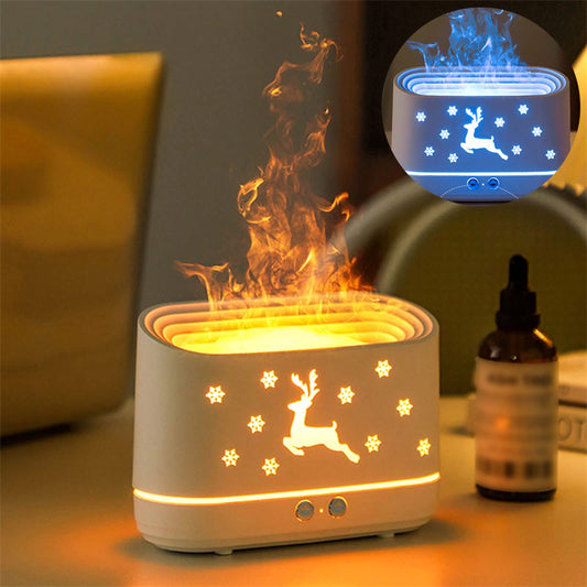 Christmas Flame Humidifier Diffuser